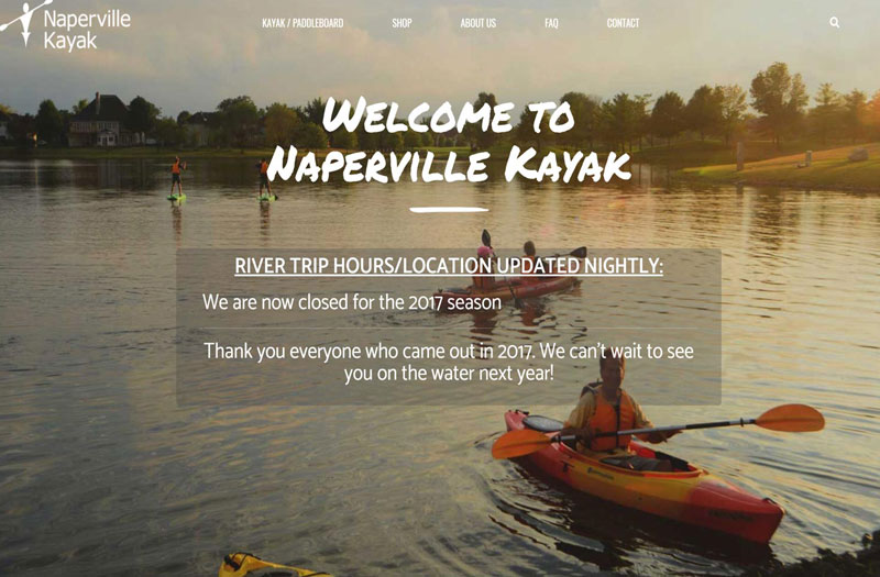 Naperville Kayak marketing